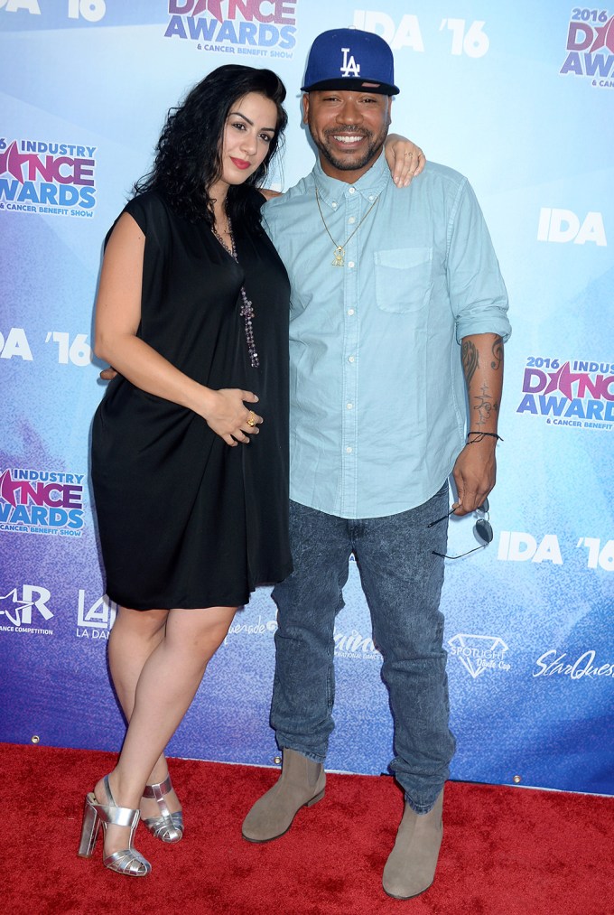 Columbus Short and Aida Abramyan at an event in LA