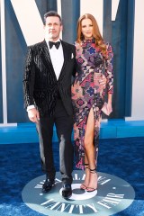 Jon Hamm and Anna Osceola
Vanity Fair Oscar Party, Arrivals, Los Angeles, USA - 27 Mar 2022