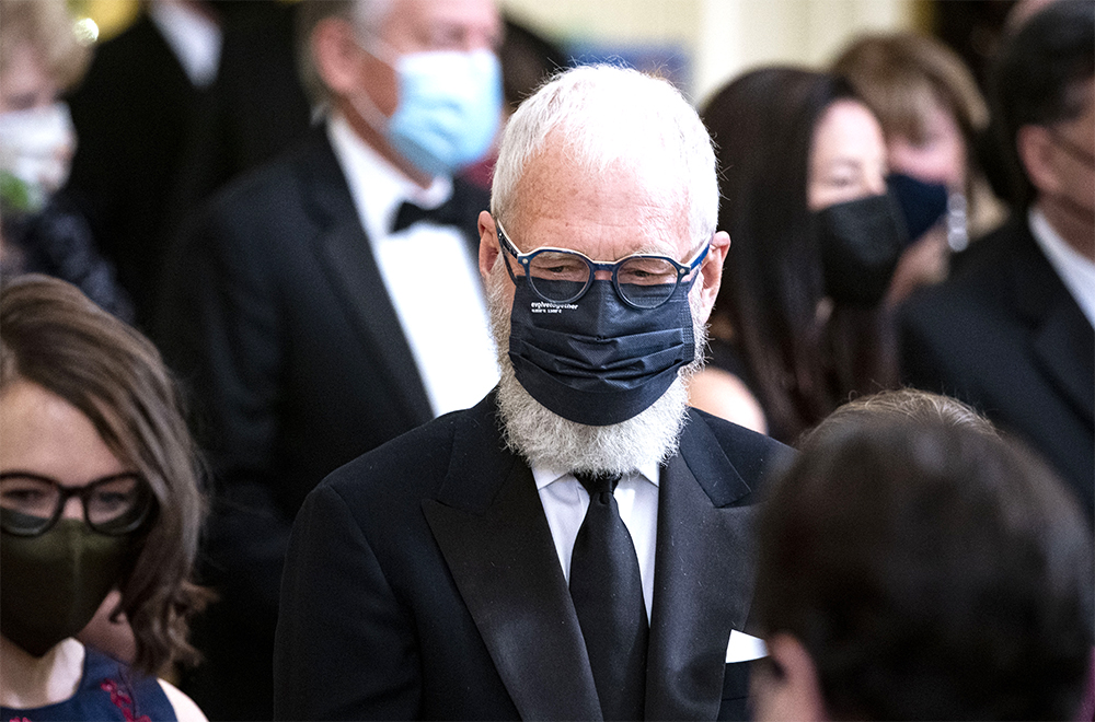 Comedian David Letterman departs following the Kennedy Center Honorees Reception in the East Room of the White House in Washington, D.C., U.S.,. The John F. Kennedy Center for the Performing Arts 44th Honorees for lifetime artistic achievements include operatic bass-baritone Justino Diaz, Motown founder Berry Gordy, Saturday Night Live creator Lorne Michaels, actress Bette Midler, and singer-songwriter Joni Mitchell.
Bidens Host White House Reception for the Recipients of the 44th Kennedy Center Honors, Washington, District of Columbia, USA - 05 Dec 2021