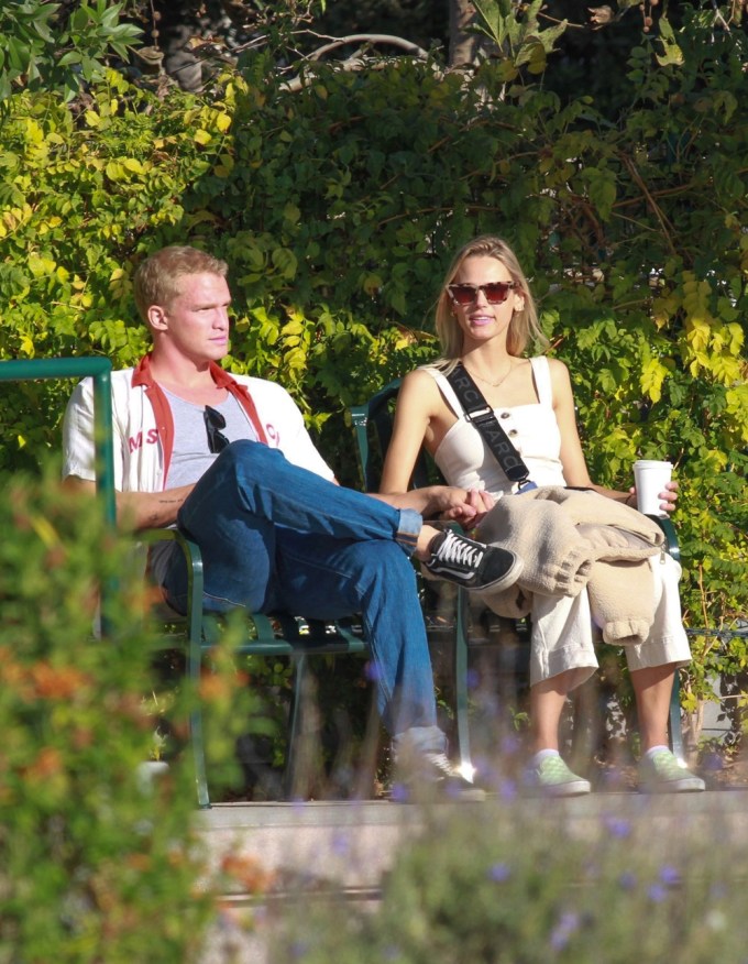 Cody Simpson Hangs Out With Model Marloes Stevens