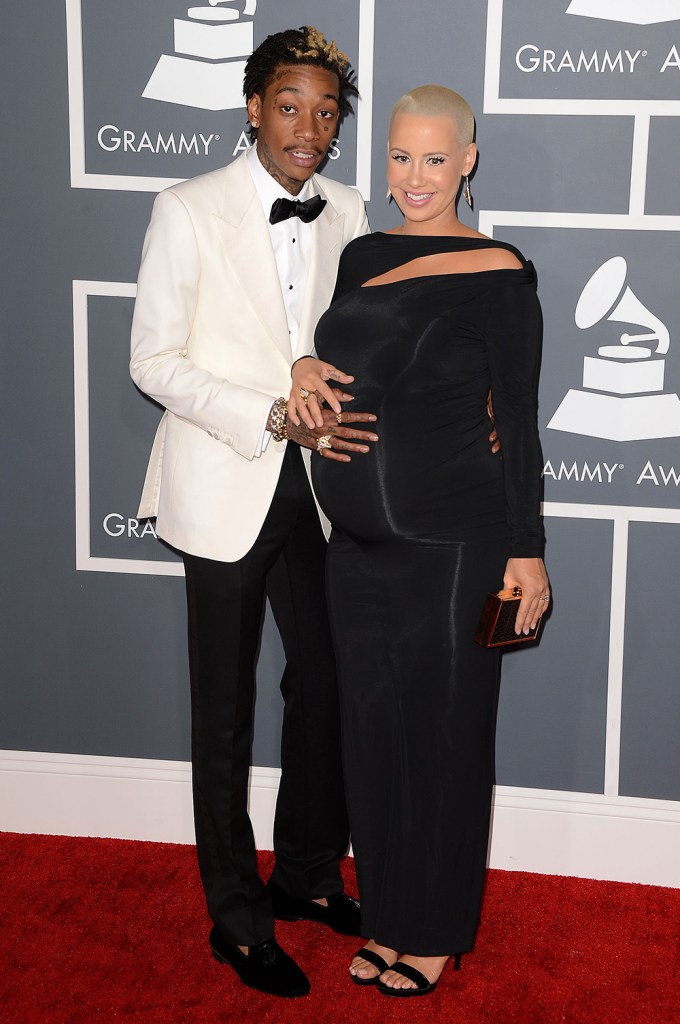 Amber Rose & Wiz At The 55th Annual Grammy Awards
