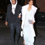 Asap Rocky and Chanel Iman hold hands on a romantic dinner date in NYC