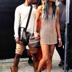 Newly engaged couple Chanel Iman and ASAP Rocky do Coachella with style!