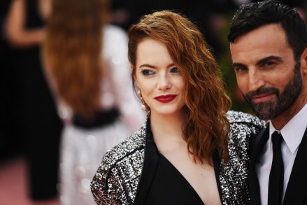 Emma Stone and Nicolas Ghesquierre
Costume Institute Benefit celebrating the opening of Camp: Notes on Fashion, Arrivals, The Metropolitan Museum of Art, New York, USA - 06 May 2019