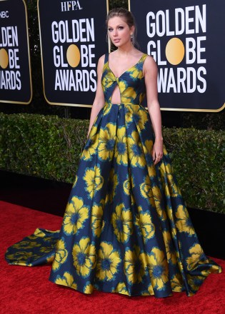 Taylor Swift
77th Annual Golden Globe Awards, Arrivals, Los Angeles, USA - 05 Jan 2020
Wearing Etro