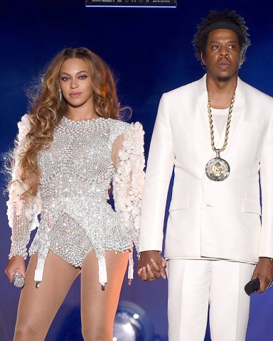 Beyonce Knowles, Jay Z
Beyonce and Jay-Z in concert, 'On The Run II Tour', Pasadena, USA - 23 Sep 2018