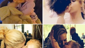 Beyonce Kim Kardashian Jessica Simpson Celebs Kiss