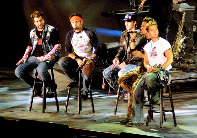 NSYNC Performing at United We Stand