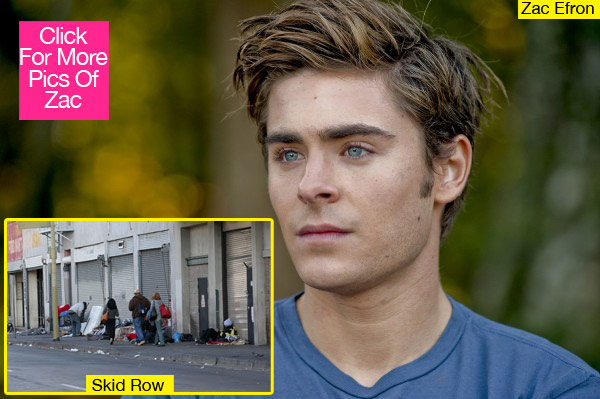 Zac Efron Skid Row Fight