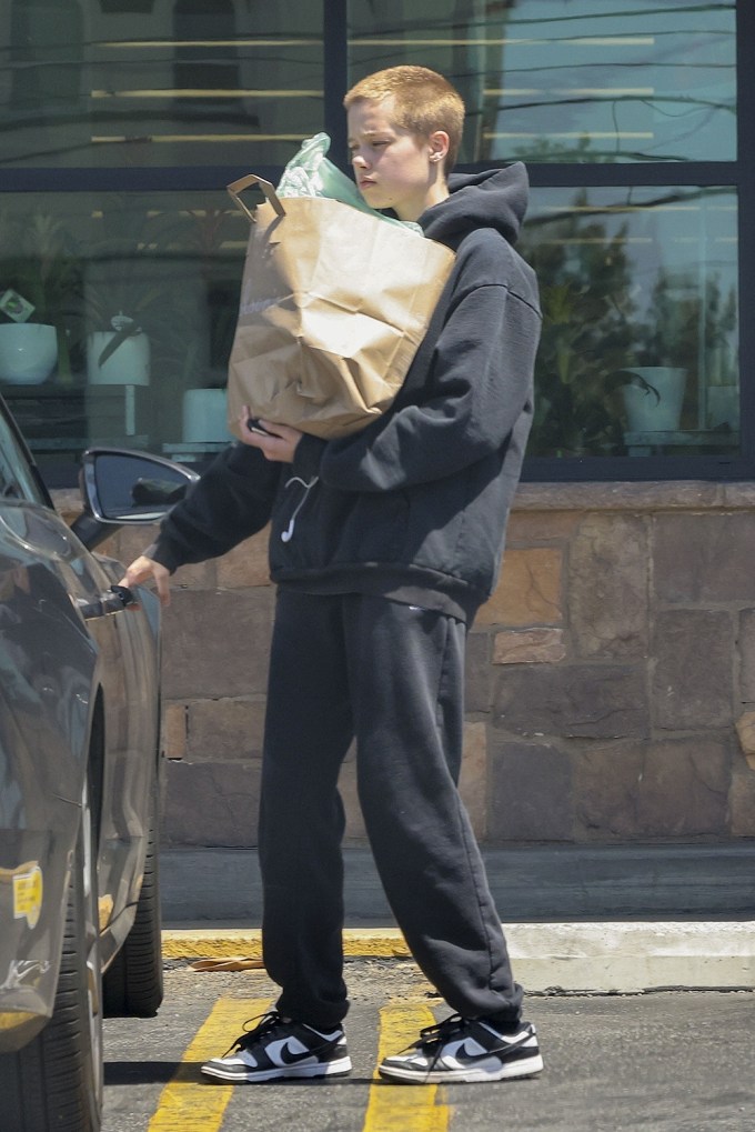 *EXCLUSIVE* Shiloh Jolie-Pitt was spotted during a solo grocery run