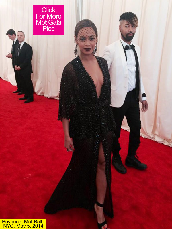 Photos] Beyonce'S Met Gala Dress — Stuns In Sheer Givenchy – Hollywood Life
