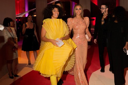 Beyonce Knowles, Solange Knowles
The Metropolitan Museum of Art's COSTUME INSTITUTE Benefit Celebrating the Opening of Manus x Machina: Fashion in an Age of Technology, The Metropolitan Museum of Art, NYC, New York, America - 02 May 2016