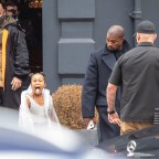 North West pokes her tongue out to photographers in North London!