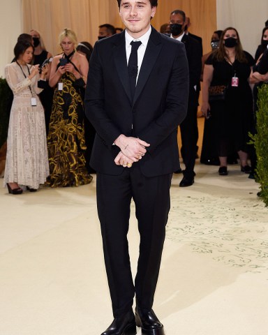 Brooklyn Beckham attends The Metropolitan Museum of Art's Costume Institute benefit gala celebrating the opening of the "In America: A Lexicon of Fashion" exhibition, in New York
2021 MET Museum Costume Institute Benefit Gala, New York, United States - 13 Sep 2021