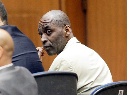 Michael Jace Actor Michael Jace, who played a police officer on television and charged with murdering his wife, listens during closing arguments during his trial at Los Angeles County Superior in Los Angeles
Shield Actor-Wife Killing, Los Angeles, USA