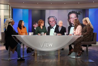 THE VIEW - 10/24/19 Michael Douglas is the guest today on ABC's "The View." "The View" airs Monday-Friday 11am-12 noon, ET on ABC. VW19 (ABC/Lou Rocco) WHOOPI GOLDBERG, ABBY HUNTSMAN, JOY BEHAR, MICHAEL DOUGLAS, SUNNY HOSTIN, MEGHAN MCCAIN