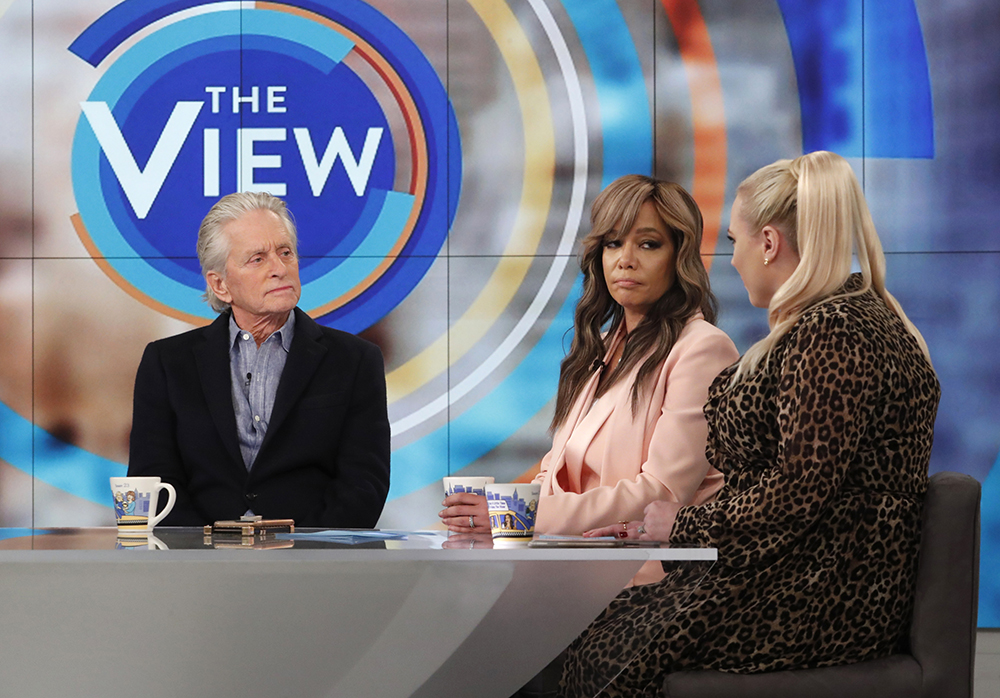 MICHAEL DOUGLAS, SUNNY HOSTIN, MEGHAN MCCAIN