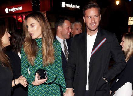 Armie Hammer and Elizabeth Chambers Armie Hammer and Elizabeth Chambers, Los Angeles, USA - November 8, 2018