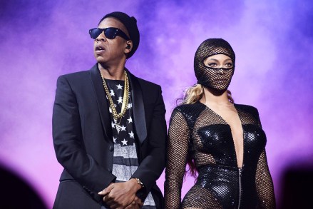 JAY Z and Beyonce perform on their On The Run Tour at Gillette Stadium on in Foxborough, MassachusettsBeyonce and Jay Z - On the Run Tour - , Foxborough, USA