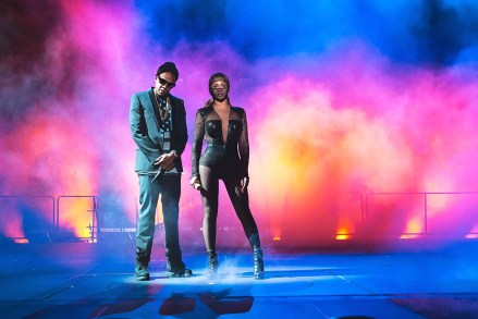 JAY Z and Beyonce perform during the On The Run tour at Citizens Bank Park, in PhiladelphiaBeyonce and Jay Z - On the Run Tour - , Philadelphia, USA