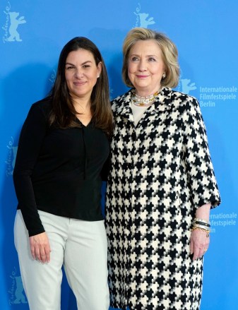 Hillary Rodham Clinton (R) and US director Nanette Burstein (L) pose during the 'Hillary' photocall during the 70th annual Berlin International Film Festival (Berlinale), in Berlin, Germany, 25 February 2020. The movie is presented in the Berlinale Special section at the Berlinale that runs from 20 February to 01 March 2020.
Hillary - Photocall - 70th Berlin Film Festival, Germany - 25 Feb 2020