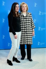 Hillary Rodham Clinton (R) and US director Nanette Burstein (L) pose during the 'Hillary' photocall during the 70th annual Berlin International Film Festival (Berlinale), in Berlin, Germany, 25 February 2020. The movie is presented in the Berlinale Special section at the Berlinale that runs from 20 February to 01 March 2020. Hillary - Photocall - 70th Berlin Film Festival, Germany - 25 Feb 2020