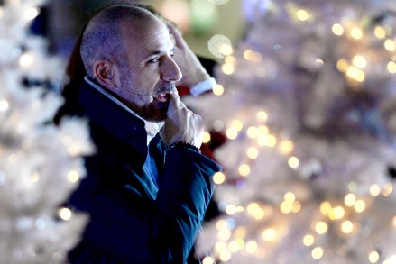 Matt Lauer
Rockefeller Center Christmas Tree Lighting Ceremony, New York, USA - 30 Nov 2016