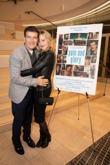 Melanie Griffith and Antonio Banderas pose at a Pain and Glory Screening at Paradigm Talent Agency on Monday, October 29, 2019 in Beverly Hills, CA (photo: TK/ABImages) via AP Images