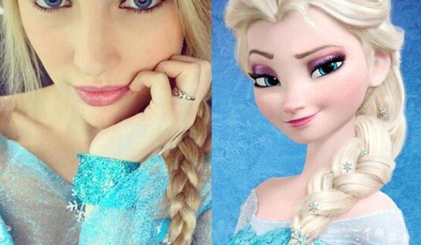 Real Life Princess Elsa Frozen