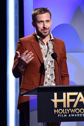Ryan Gosling Hollywood Film Ödülleri, Gösteri, Los Angeles, ABD - 04 Kasım 2018
