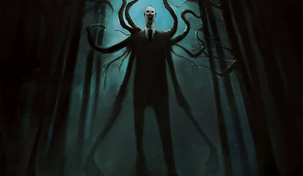 Slenderman Art Board Print by Vanum-Chan