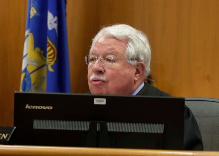 Waukesha County Circuit Judge Michael Bohren, begins the sentencing phase in the trial of Morgan Geyser who was 12 when she and Anissa Weier plotted to kill their sixth-grade classmate in 2014 under a delusion they needed to carry out the act to appease the internet character Slender Man, appears for sentencing before Waukesha County Circuit Judge Michael Bohren, . Geyser isn't criminally responsible for the shocking crime she committed as a mentally ill pre-teen yet could still get locked away for 40 years at a secure mental facility
Girls Stabbing Plot, Waukesha, USA - 01 Feb 2018