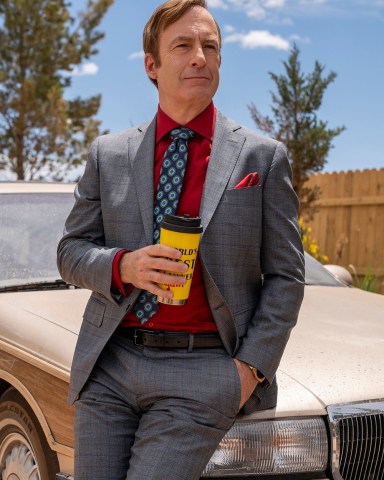 Editorial use only. No book cover usage.
Mandatory Credit: Photo by Greg LewisSony/AMC/Netflix/Kobal/Shutterstock (10673086ap)
Bob Odenkirk as Jimmy McGill
'Better Call Saul' TV Show, Season 5 - 2020
The trials and tribulations of criminal lawyer Jimmy McGill in the time before he established his strip-mall law office in Albuquerque, New Mexico.