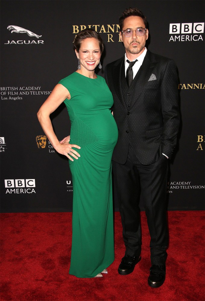 Robert Downey Jr. And Susan Downey at the 2014 Brittania Awards