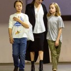 *EXCLUSIVE* Angelina Jolie goes last-minute Christmas shopping with her twins