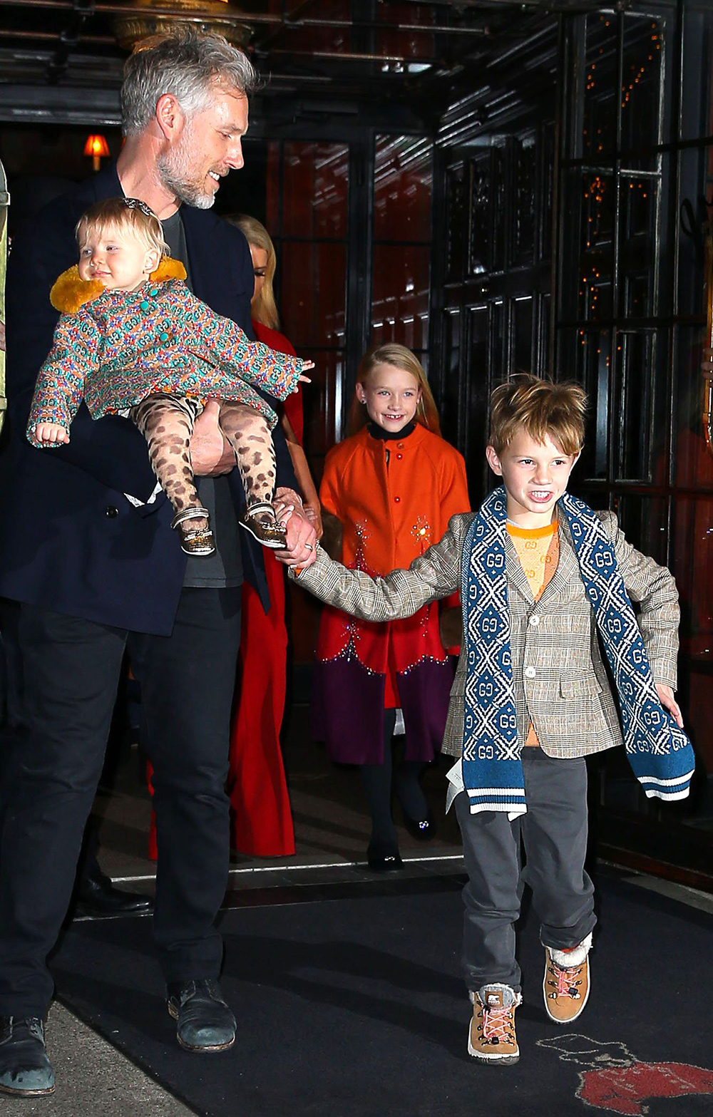 Jessica Simpson and family out and about, New York, USA - 05 Feb 2020