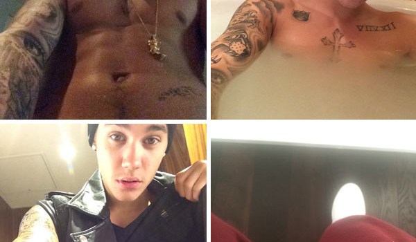 Justin Bieber Shocking Selfies