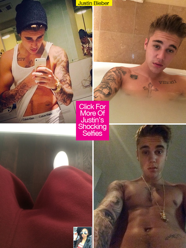 Justin Bieber Shocking Selfies