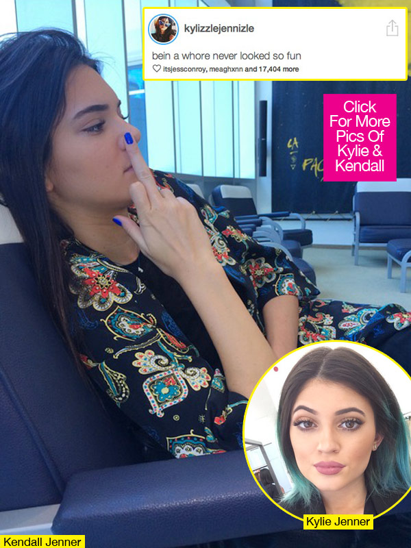 Kylie Jenner Calls Kendall Jenner Whore