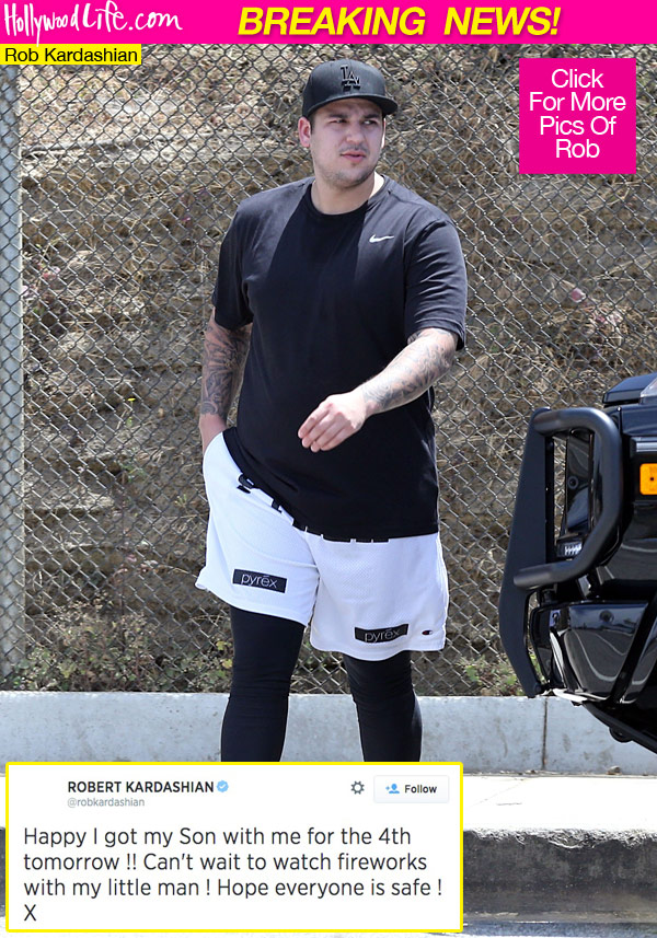 Rob Kardashian Father To son