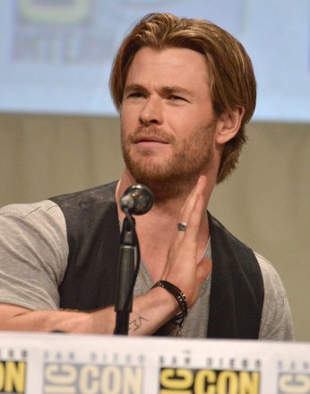 Chris Hemsworth attends the Legendary Pictures panel for "Black Hat" on day 3 of Comic-Con International, in San Diego
2014 Comic-Con - Legendary Pictures Panel, San Diego, USA