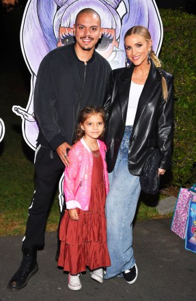 Evan Ross, Ashlee Simpson and Jagger Ross'LOL Surprise! The Movie' Screening, Arrivals, Los Angeles, USA - 06 Oct 2021