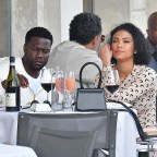 *EXCLUSIVE* Kevin Hart and wife Eniko Hart explore Venice as Kevin takes break from filming 'Lift'