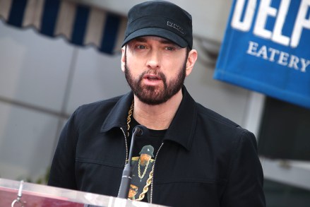 Eminem
50 Cent honored with a Star on the Hollywood Walk of Fame, Los Angeles, USA - 30 Jan 2020