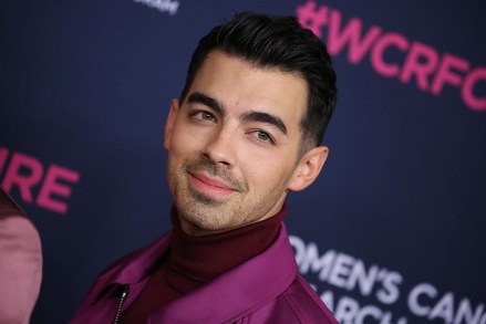 Joe Jonas The Women's Cancer Research Fund Hosts An Evening To Remember, Arrivals, Beverly Wilshire Hotel, Los Angeles, USA - February 27, 2020
