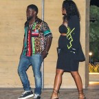 Kevin Hart and Pregnant wife Eniko leave dinner at Nobu with friends
