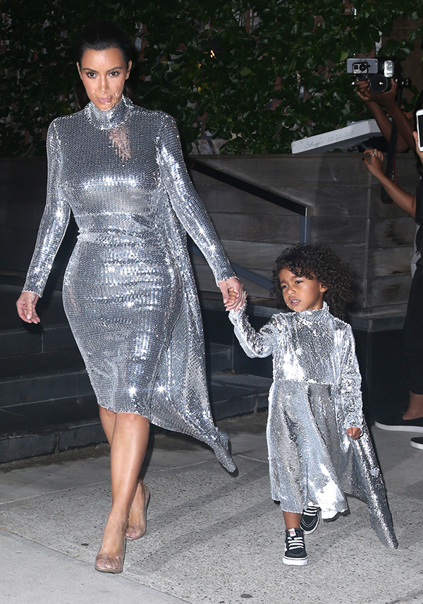 kim-kardashian-north-west-mathing-silver-costumes-ffn-ftr