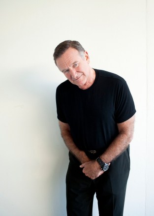 Actor Robin Williams poses for a portrait during the Happy Feet Press Junket in Beverly Hills, Calif.  on Robin Williams Portraits, Beverly Hills, USA