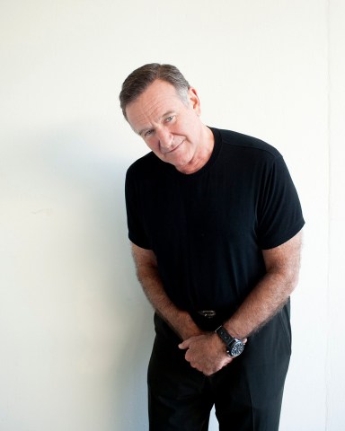 Actor Robin Williams poses for a portrait during the Happy Feet Press Junket in Beverly Hills, Calif. onRobin Williams Portraits, Beverly Hills, USA