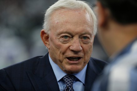 Dallas Cowboys owner Jerry Jones prior to an NFL football game between the Dallas Cowboys and the Washington Redskins in Arlington, Texas
Redskins Cowboys Football, Arlington, USA - 15 Dec 2019